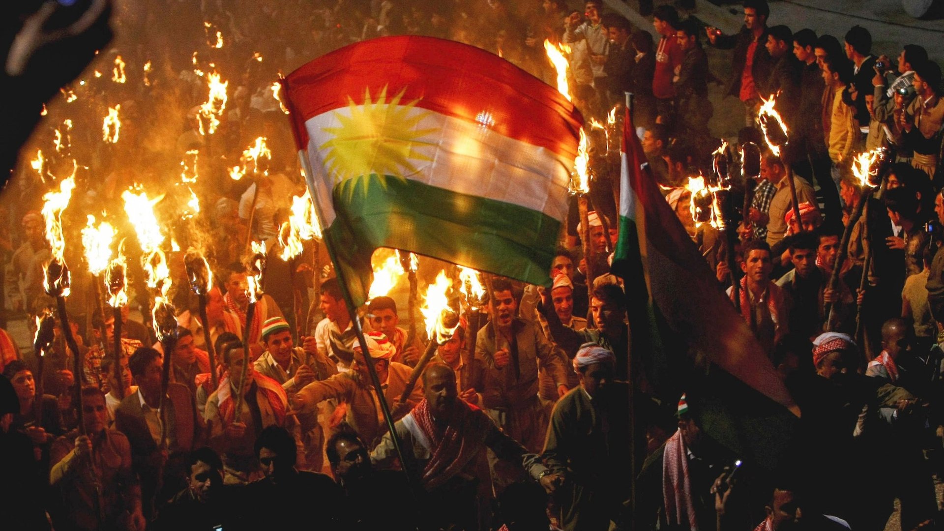 Count Us Kurds global unity banner